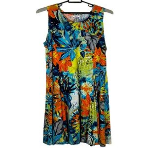 🌺 TanJay Multicolor Floral Dress size 18P